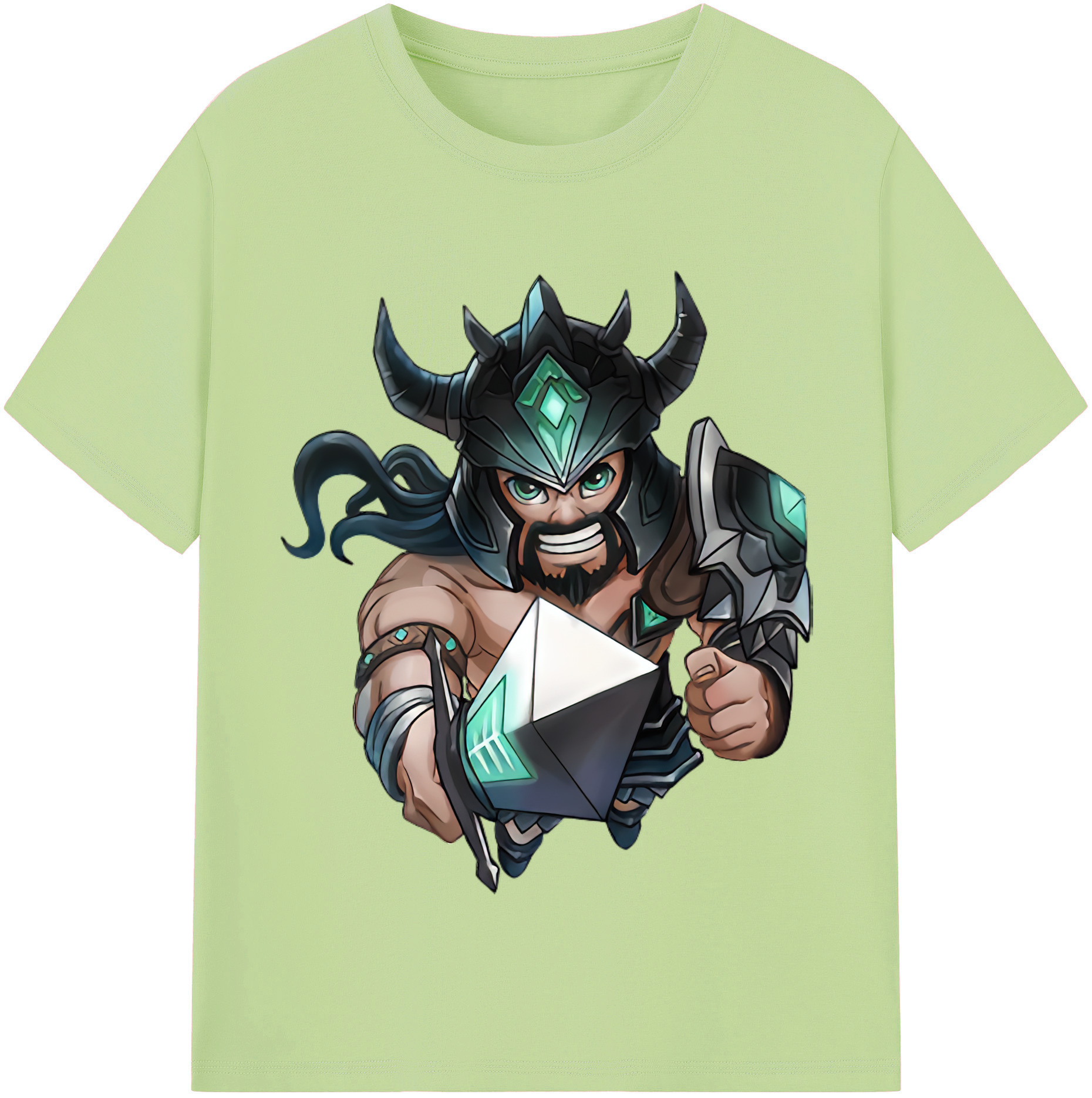 リーグ・オブ・レジェンド League of Legends LOL 綿100％半袖Tシャツ（フロントプリント）